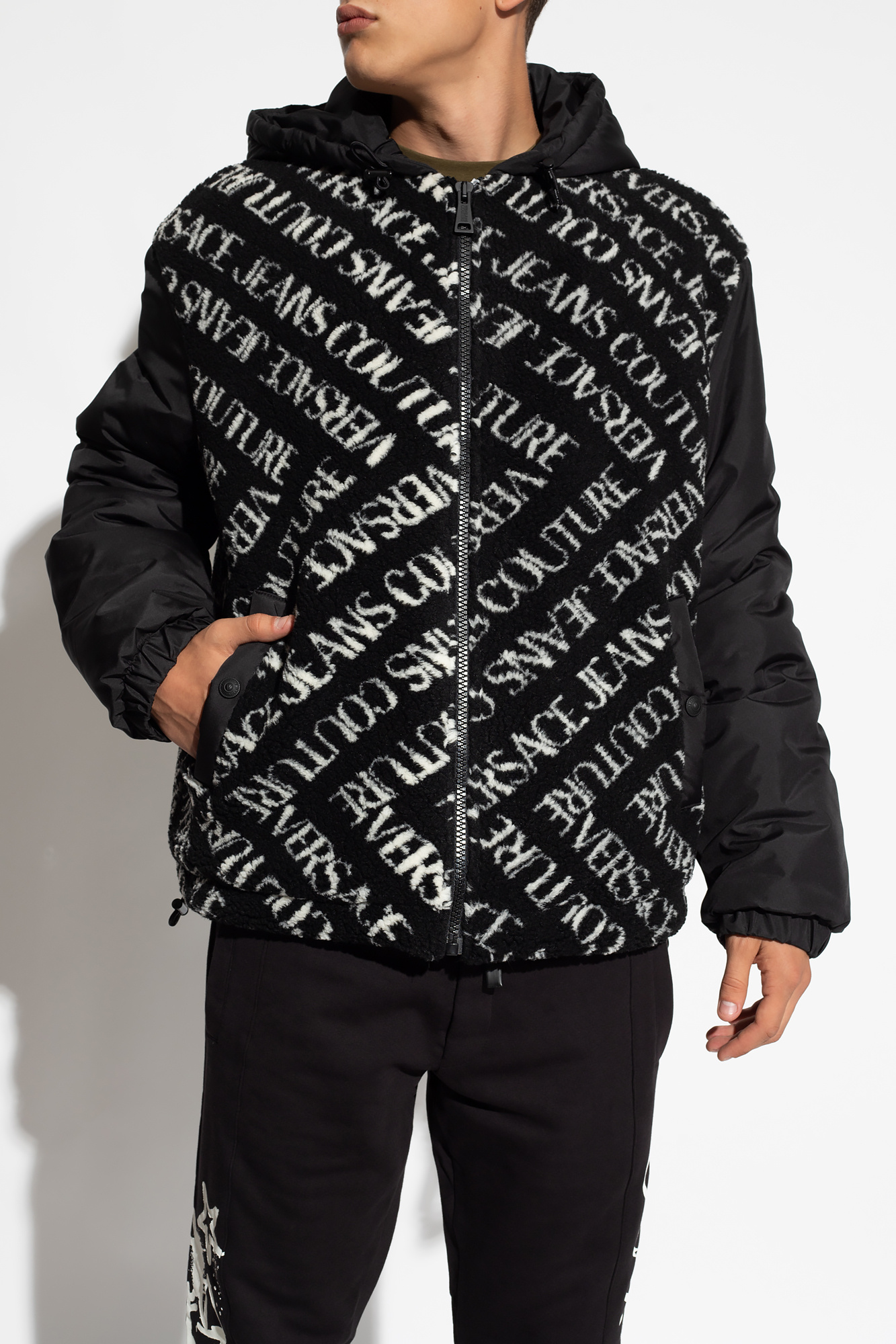 Versace hooded sale jacket